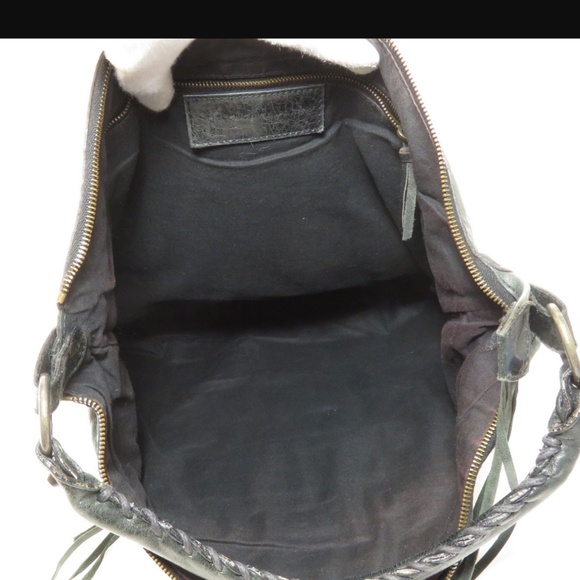 Balenciaga Anthracite Lambskin Day Bag - Picture 7 of 7